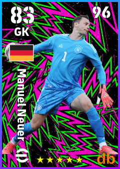 Manuel Neuer — GK, OVR 83, MAX 96