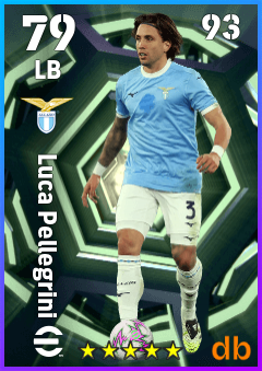 Luca Pellegrini — LB, OVR 79, MAX 93