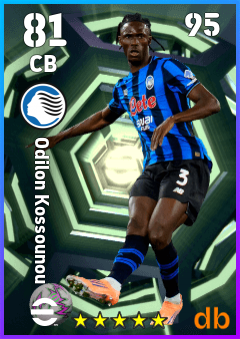 Odilon Kossounou — CB, OVR 81, MAX 95