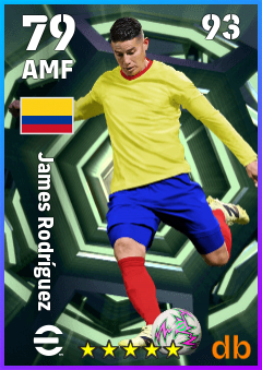 James Rodríguez — AMF, OVR 79, MAX 93