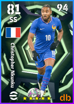 Christopher Nkunku — SS, OVR 81, MAX 94
