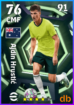 Ajdin Hrustić — CMF, OVR 76, MAX 91