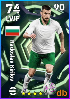Radoslav Kirilov — LWF, OVR 74, MAX 90