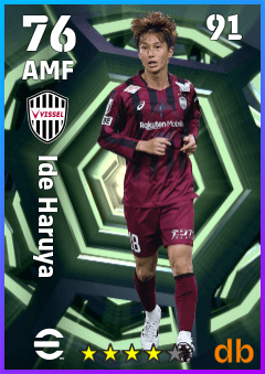 Ide Haruya — AMF, OVR 76, MAX 91