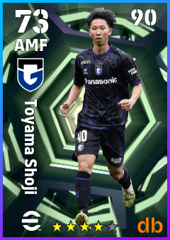 Toyama Shoji — AMF, OVR 73, MAX 90