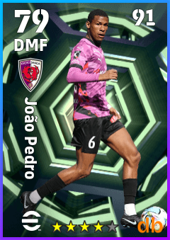 João Pedro — DMF, OVR 79, MAX 91
