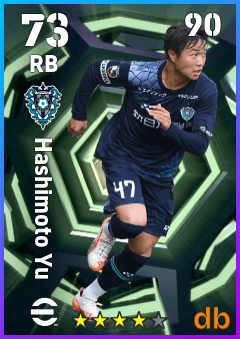 Hashimoto Yu — RB, OVR 73, MAX 90