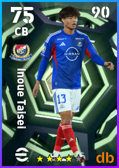 Inoue Taisei — CB, OVR 75, MAX 90