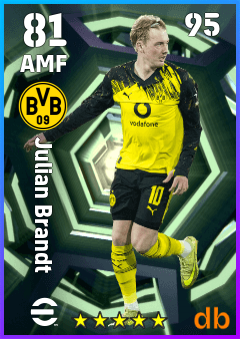 Julian Brandt — AMF, OVR 81, MAX 95