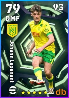 Johann Lepenant — DMF, OVR 79, MAX 93