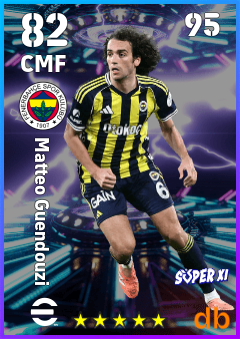 Matteo Guendouzi — CMF, OVR 82, MAX 95