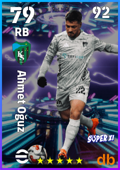 Ahmet Oğuz — RB, OVR 79, MAX 92