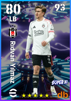 Rıdvan Yılmaz — LB, OVR 80, MAX 93
