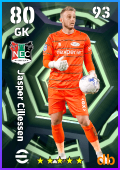 Jasper Cillessen — GK, OVR 80, MAX 93