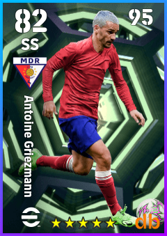 Antoine Griezmann — SS, OVR 82, MAX 95