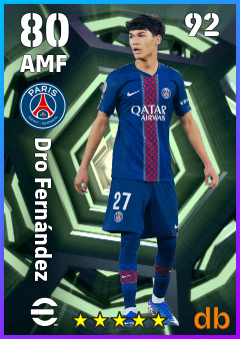 Dro Fernández — AMF, OVR 80, MAX 92