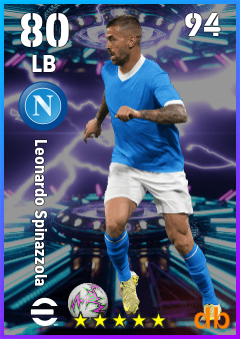 Leonardo Spinazzola — LB, OVR 80, MAX 94