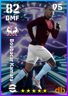 Boubacar Kamara — DMF, OVR 82, MAX 95