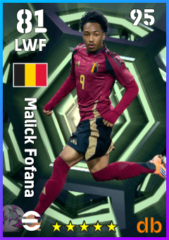Malick Fofana — LWF, OVR 81, MAX 95