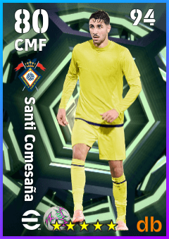 Santi Comesaña — CMF, OVR 80, MAX 94