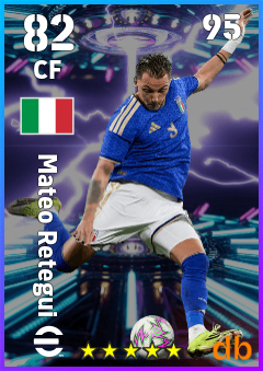Mateo Retegui eFootball player card