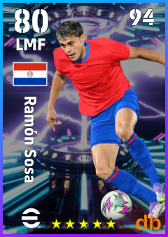 Ramón Sosa — LMF, OVR 80, MAX 94