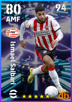 Ismael Saibari — AMF, OVR 80, MAX 94