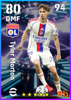 Tyler Morton — DMF, OVR 80, MAX 94