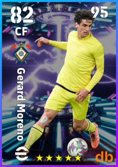 Gerard Moreno — CF, OVR 82, MAX 95