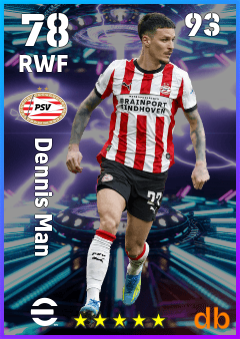 Dennis Man — RWF, OVR 78, MAX 93