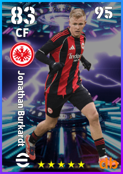 Jonathan Burkardt — CF, OVR 83, MAX 95
