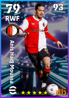 Anis Hadj Moussa — RWF, OVR 79, MAX 93