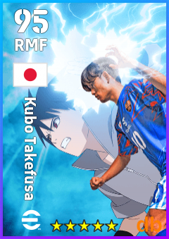 Kubo Takefusa — RMF, OVR 95, MAX 95