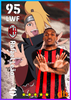 Rafael Leão — LWF, OVR 95, MAX 95