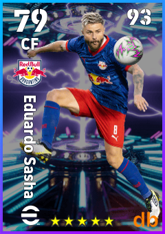 Eduardo Sasha — CF, OVR 79, MAX 93