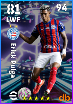 Erick Pulga — LWF, OVR 81, MAX 94
