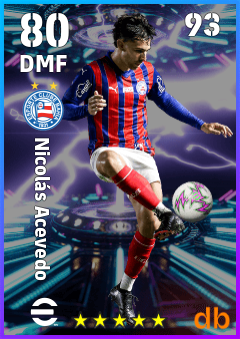 Nicolás Acevedo — DMF, OVR 80, MAX 93