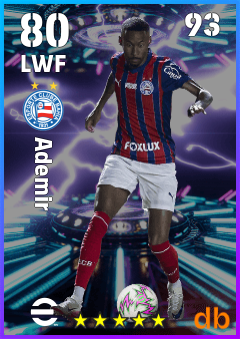 Ademir — LWF, OVR 80, MAX 93