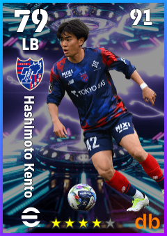 Hashimoto Kento — LB, OVR 79, MAX 91