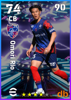 Omori Rio — CB, OVR 74, MAX 90