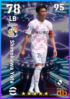 Shimokawa Yota — LB, OVR 78, MAX 95