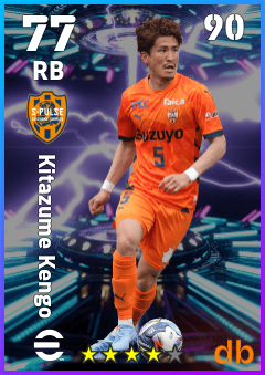 Kitazume Kengo — RB, OVR 77, MAX 90