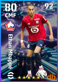 Ethan Mbappé — CMF, OVR 80, MAX 92