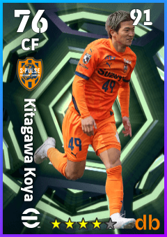 Kitagawa Koya — CF, OVR 76, MAX 91