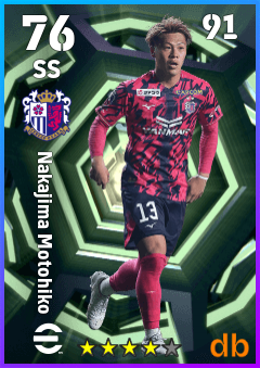 Nakajima Motohiko — SS, OVR 76, MAX 91