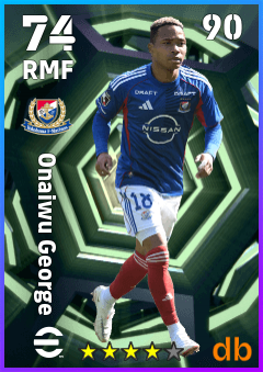 Onaiwu George — RMF, OVR 74, MAX 90