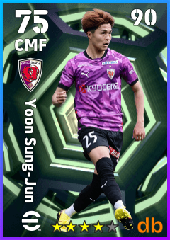 Yoon Sung-Jun — CMF, OVR 75, MAX 90