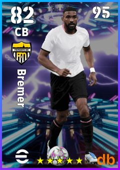 Bremer — CB, OVR 82, MAX 95