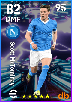 Scott McTominay — DMF, OVR 82, MAX 95