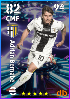 Adrián Bernabé — CMF, OVR 82, MAX 94